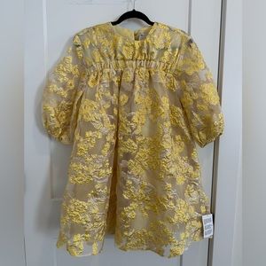 ASOS design yellow floral summer smock dress